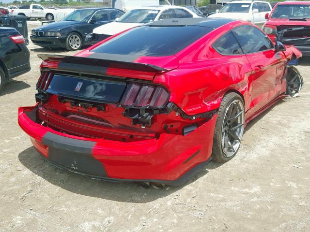 1FA6P8JZ8J5500080 - 2018 FORD MUSTANG SH RED photo 4