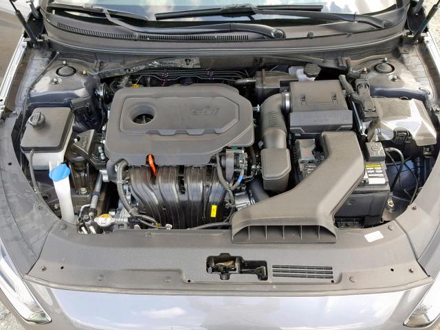 5NPE34AF2JH706804 - 2018 HYUNDAI SONATA SPO GRAY photo 7