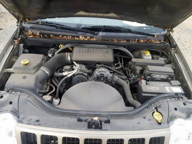 1J8GS48K15C717477 - 2005 JEEP GRAND CHER TAN photo 7