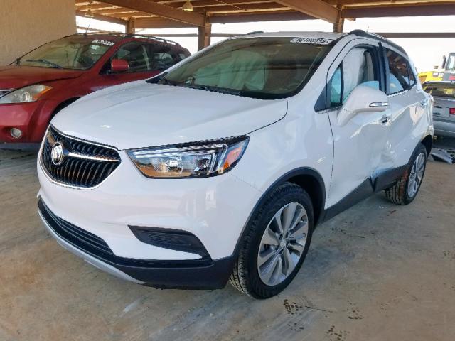 KL4CJASB3KB803143 - 2019 BUICK ENCORE PRE WHITE photo 2