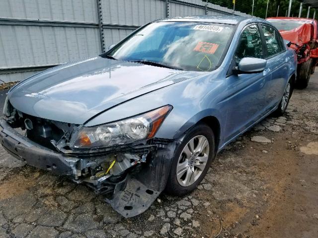 1HGCP2F47CA102703 - 2012 HONDA ACCORD LXP BLUE photo 2