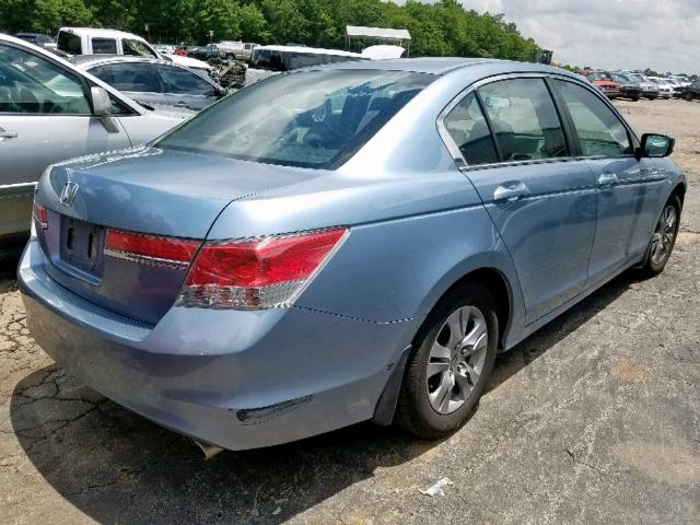 1HGCP2F47CA102703 - 2012 HONDA ACCORD LXP BLUE photo 4