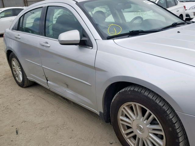 1C3LC56B89N517349 - 2009 CHRYSLER SEBRING TO SILVER photo 9