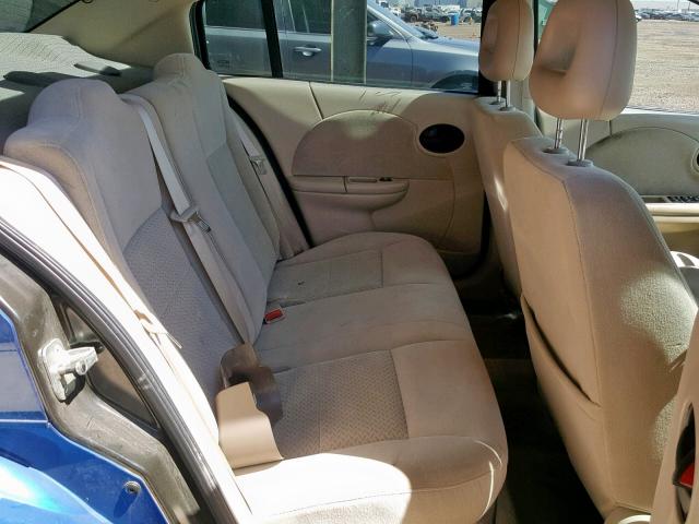 1G8AL55B96Z104438 - 2006 SATURN ION LEVEL BLUE photo 6