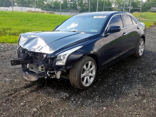 1G6AG5RX6D0172412 - 2013 CADILLAC ATS BLACK photo 2