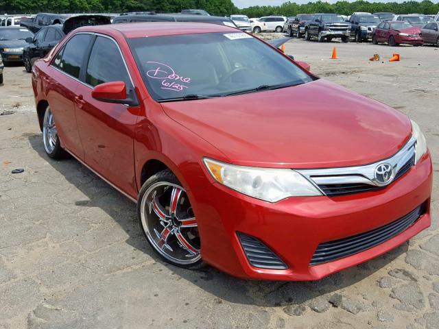 4T4BF1FKXCR179426 - 2012 TOYOTA CAMRY BASE RED photo 1