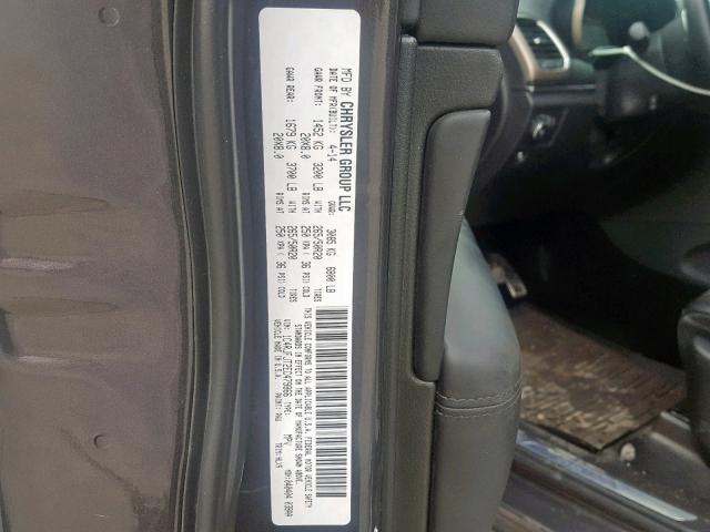 1C4RJFJT2EC479866 - 2014 JEEP GRAND CHER GRAY photo 10