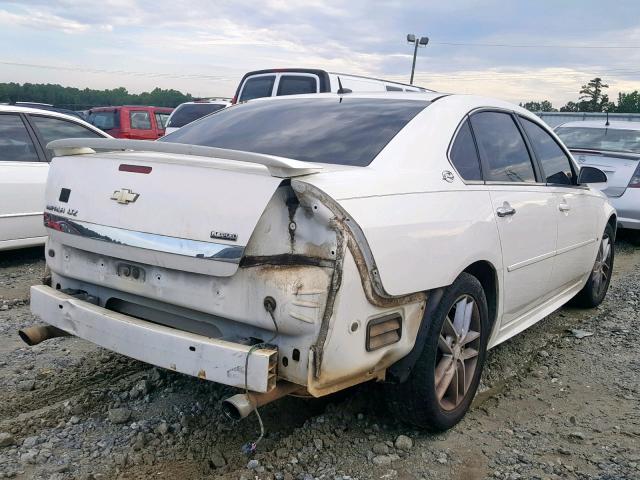 2G1WU57M891120014 - 2009 CHEVROLET IMPALA LTZ WHITE photo 4