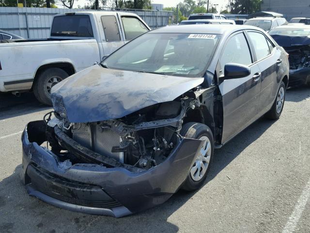 5YFBPRHE7EP011874 - 2014 TOYOTA COROLLA EC 蓝色 照片 2