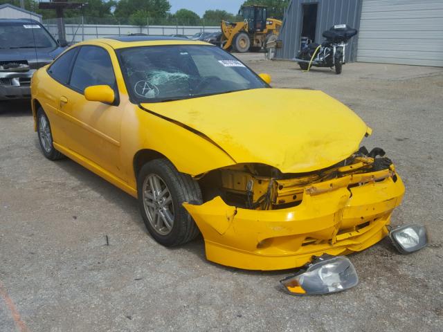 1G1JH12F137248282 - 2003 CHEVROLET CAVALIER L YELLOW photo 1