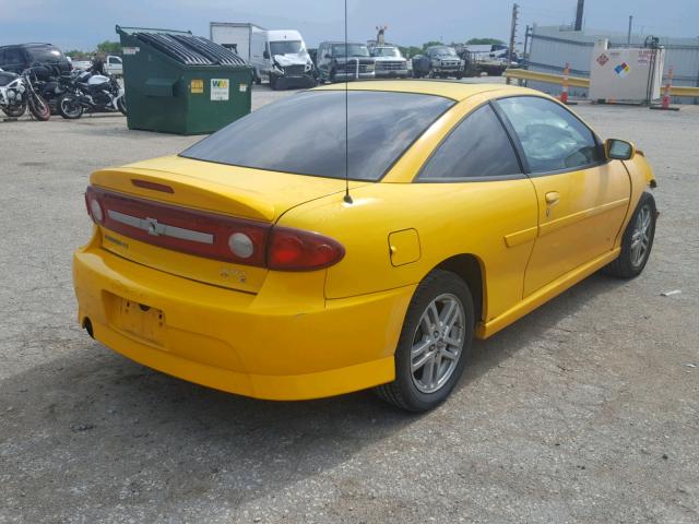 1G1JH12F137248282 - 2003 CHEVROLET CAVALIER L YELLOW photo 4