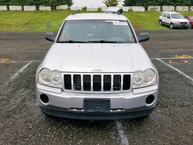 1J4GR48K55C628279 - 2005 JEEP GRAND CHER SILVER photo 10