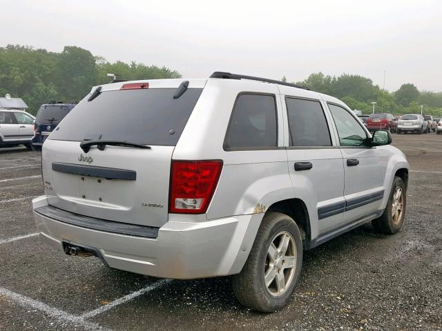 1J4GR48K55C628279 - 2005 JEEP GRAND CHER SILVER photo 4