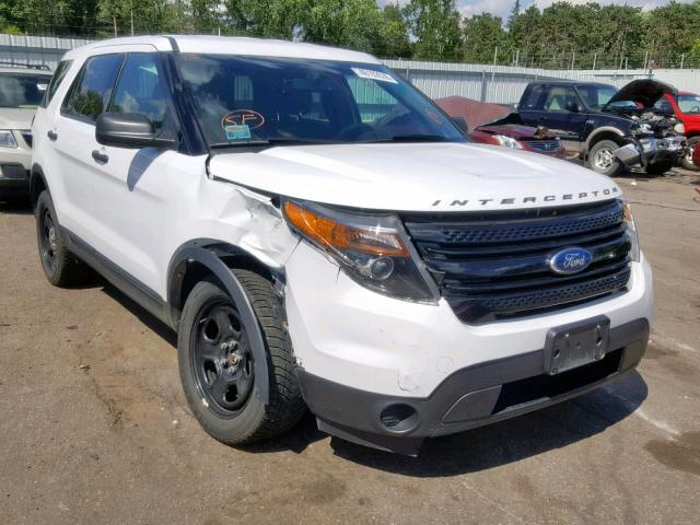 1FM5K8AR1FGA41860 - 2015 FORD EXPLORER P WHITE photo 1