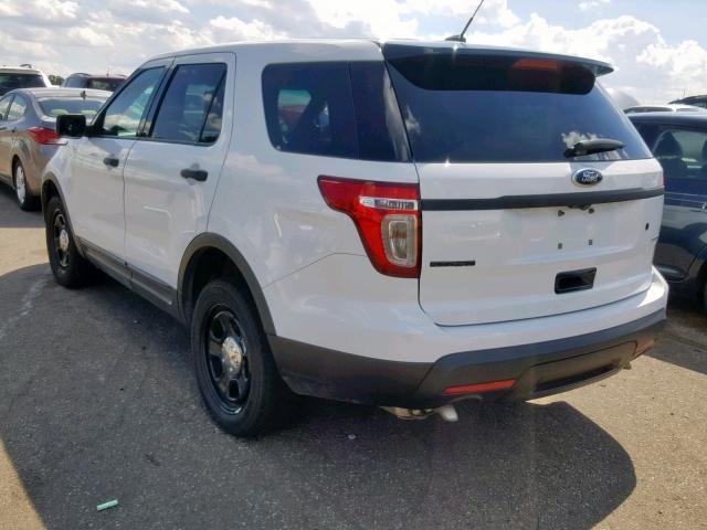 1FM5K8AR1FGA41860 - 2015 FORD EXPLORER P WHITE photo 3