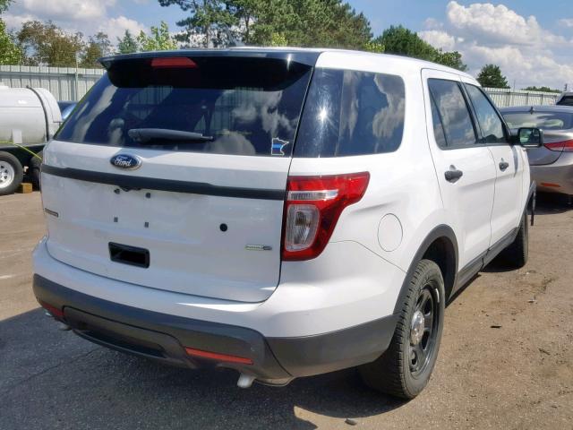 1FM5K8AR1FGA41860 - 2015 FORD EXPLORER P WHITE photo 4