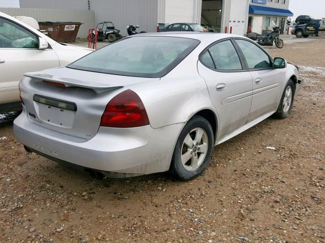 2G2WS522751166614 - 2005 PONTIAC GRAND PRIX SILVER photo 4