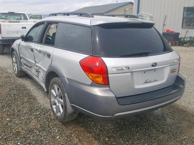 4S4BP61C566337734 - 2006 SUBARU LEGACY OUT SILVER photo 3