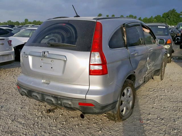 JHLRE38779C004430 - 2009 HONDA CR-V EXL SILVER photo 4