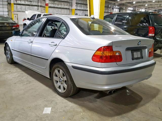 WBAAZ33475KW76061 - 2005 BMW 325 IS SUL SILVER photo 3