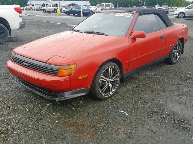 JT5ST62K0J7255883 - 1988 TOYOTA CELICA GT RED photo 2