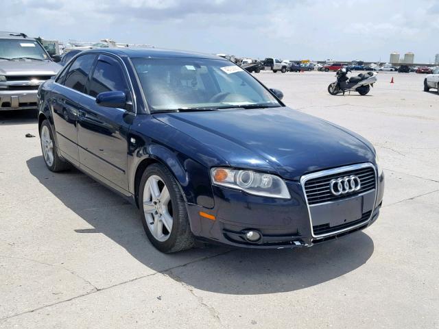 WAUDH78E07A127643 - 2007 AUDI A4 3.2 QUA BLACK photo 1