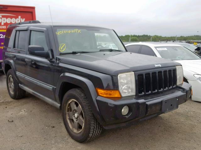 1J8HG48K96C206977 - 2006 JEEP COMMANDER BLACK photo 1
