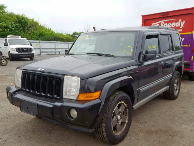 1J8HG48K96C206977 - 2006 JEEP COMMANDER BLACK photo 2
