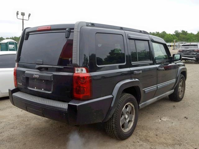 1J8HG48K96C206977 - 2006 JEEP COMMANDER BLACK photo 4
