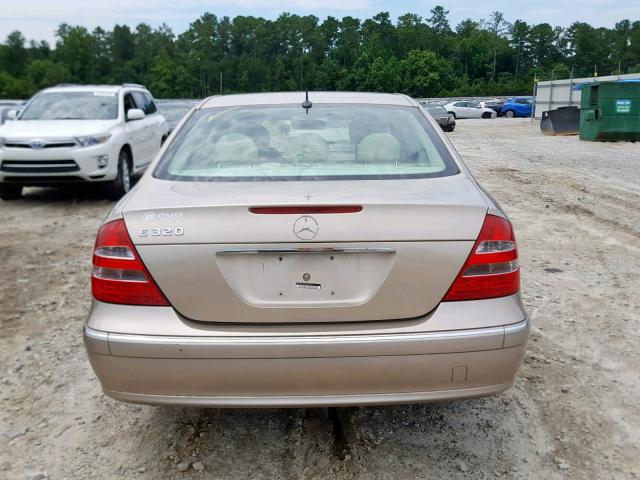 WDBUF65J23A283714 - 2003 MERCEDES-BENZ E 320 TAN photo 9