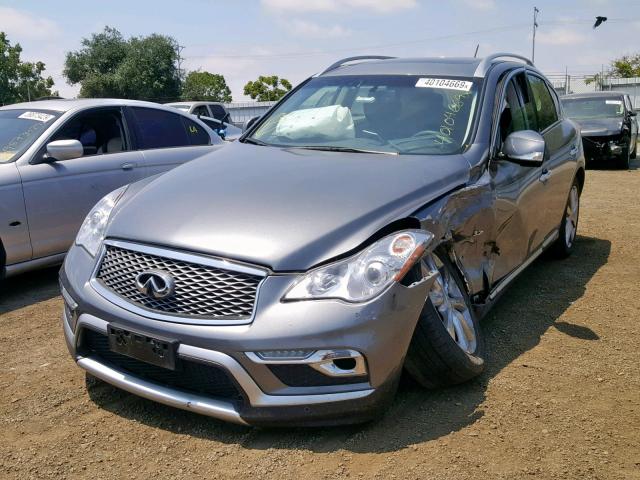 JN1BJ0RP3HM383820 - 2017 INFINITI QX50 GRAY photo 2