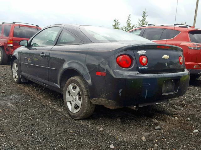 1G1AK12F957642813 - 2005 CHEVROLET COBALT BLACK photo 3