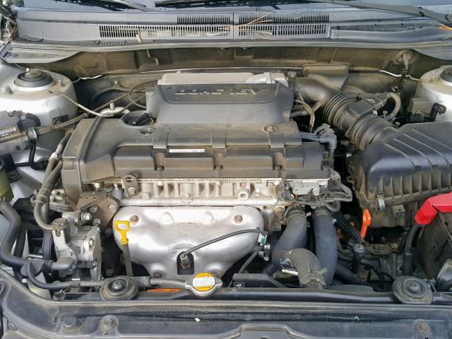 KNAFE221595604850 - 2009 KIA SPECTRA EX SILVER photo 7