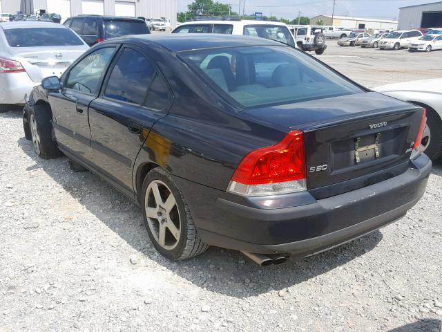 YV1RH52Y942418836 - 2004 VOLVO S60 R BLACK photo 3