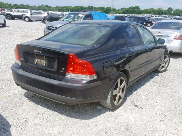 YV1RH52Y942418836 - 2004 VOLVO S60 R BLACK photo 4