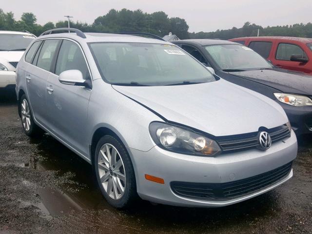 3VWPL7AJ0CM602627 - 2012 VOLKSWAGEN JETTA TDI SILVER photo 1