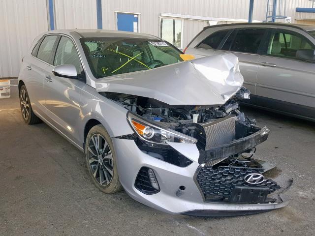 KMHH35LE8JU011817 - 2018 HYUNDAI ELANTRA GT SILVER photo 1