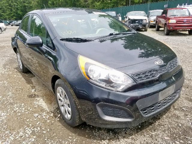 KNADM5A34C6092014 - 2012 KIA RIO LX BLACK photo 1