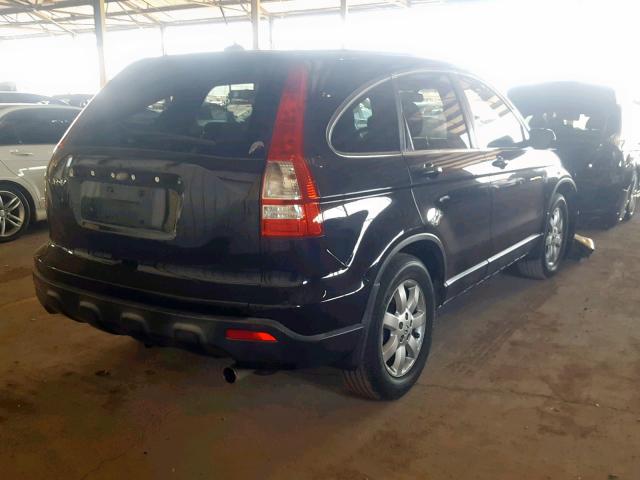 JHLRE38787C058039 - 2007 HONDA CR-V EXL BLACK photo 4