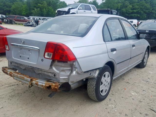 2HGES16133H577435 - 2003 HONDA CIVIC DX BLUE photo 4