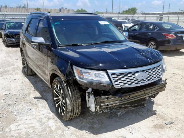 1FM5K8HT1GGC46257 - 2016 FORD EXPLORER P BLACK photo 1