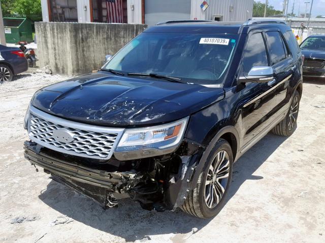 1FM5K8HT1GGC46257 - 2016 FORD EXPLORER P BLACK photo 2