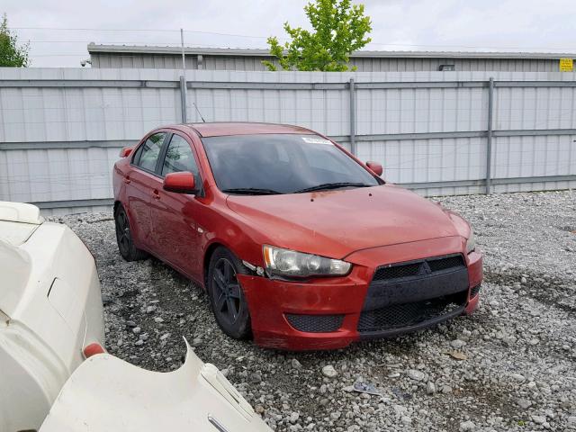 JA3AU26U18U042761 - 2008 MITSUBISHI LANCER ES RED photo 1