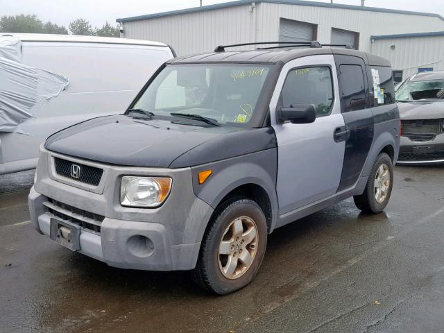 5J6YH27503L039886 - 2003 HONDA ELEMENT EX GRAY photo 2