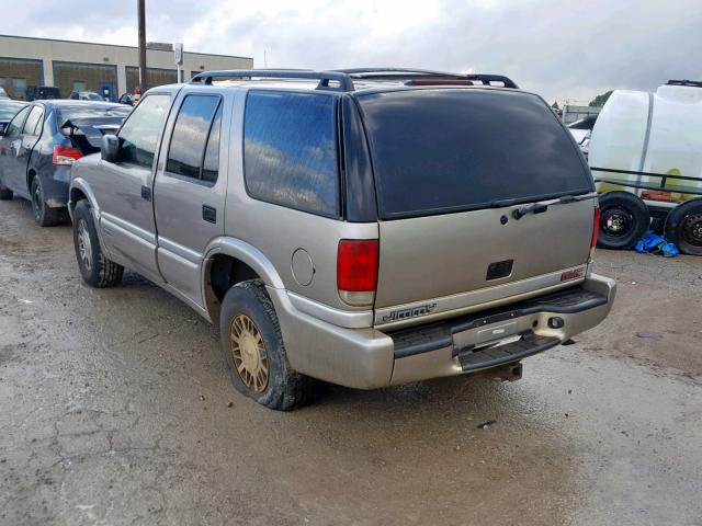 1GKDT13WX12107310 - 2001 GMC JIMMY SILVER photo 3