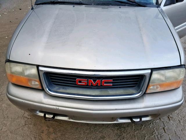 1GKDT13WX12107310 - 2001 GMC JIMMY SILVER photo 7