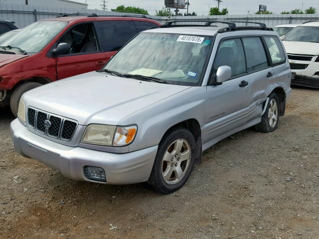 JF1SF65602H711456 - 2002 SUBARU FORESTER S Gümüş foto 2