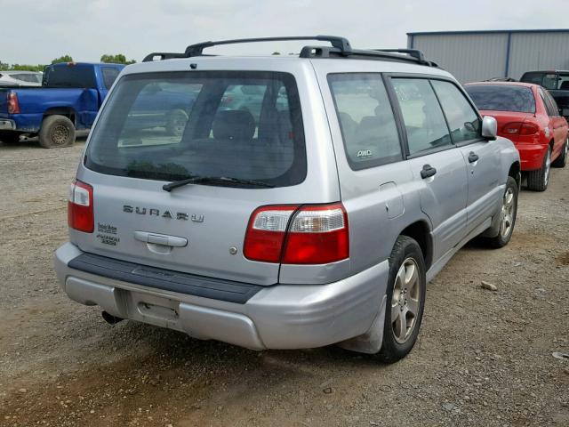 JF1SF65602H711456 - 2002 SUBARU FORESTER S Gümüş foto 4