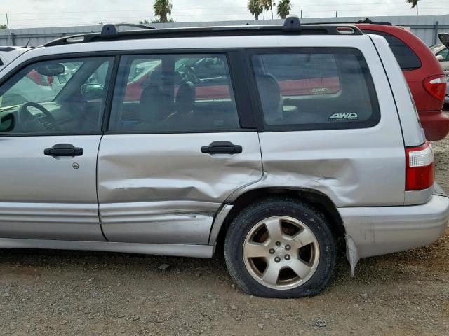 JF1SF65602H711456 - 2002 SUBARU FORESTER S Gümüş foto 9