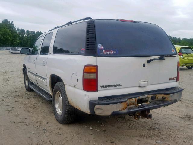 3GKFK16T63G218346 - 2003 GMC YUKON XL K WHITE photo 3